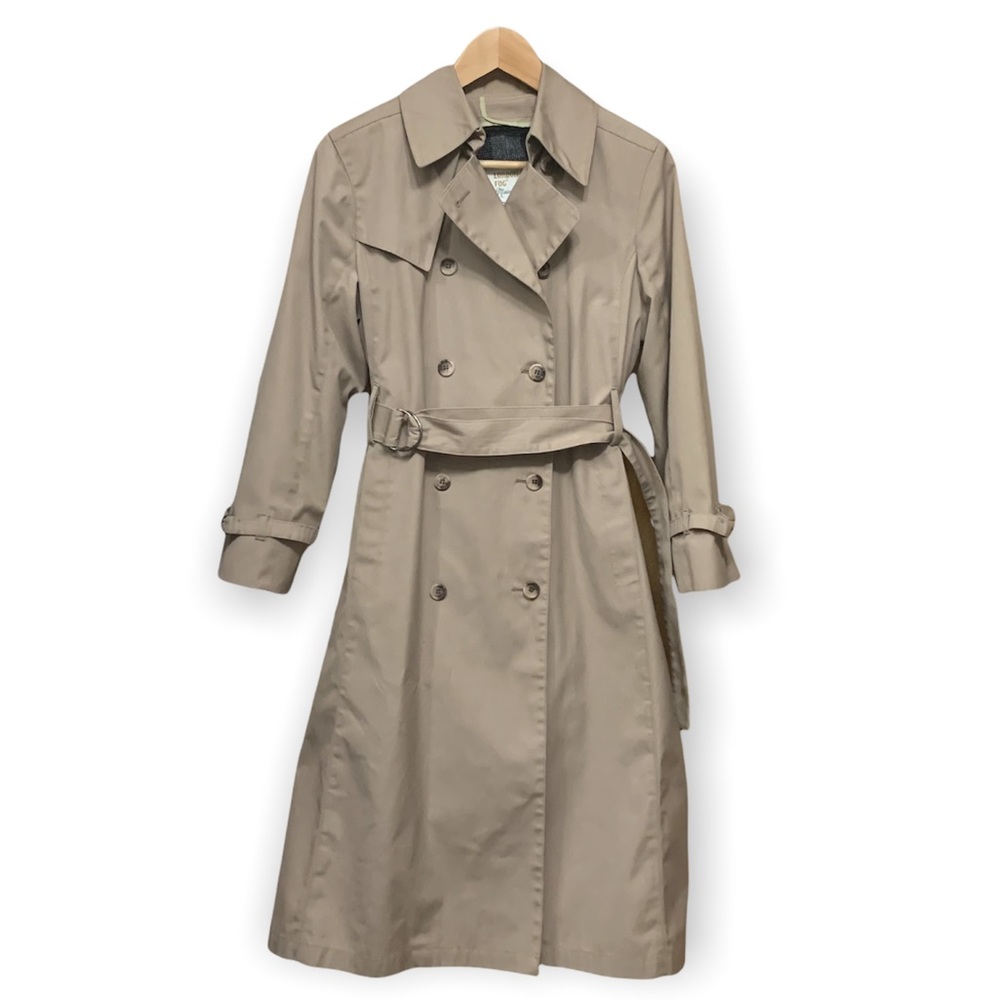 London fog maincoats wool-lined trench coat